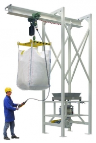 噸包投料站 噸包拆袋機 拆包機 卸料站 卸料機